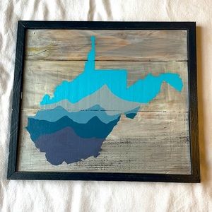 Wooden sign - West Virginia